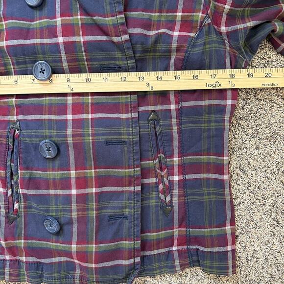 Y2K Vintage Plaid Preppy Coquette Blazer Women’s LARGE 90s Old Money - Picture 7 of 7